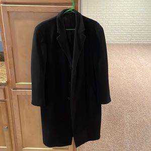 London fog charcoal pea coat size 38R in amazing condition